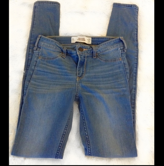 Hollister Light Wash jeans/leggings - Picture 9 of 13